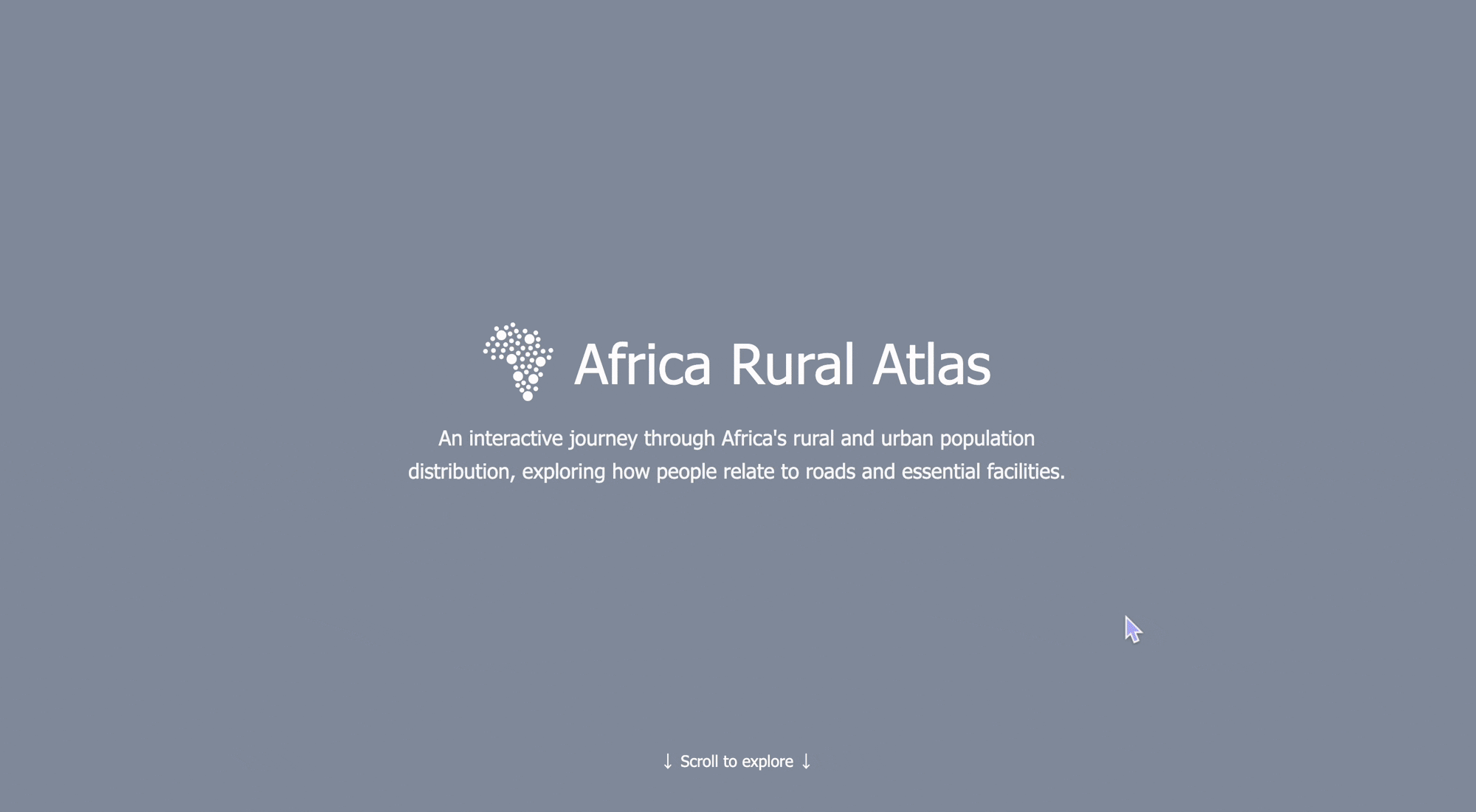 Rural-urban storytelling visualization